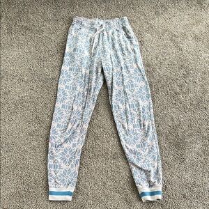 Nike Blue and White Pajama Pants